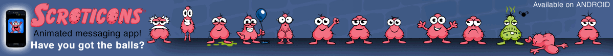 Scroticons Animated Messaging App